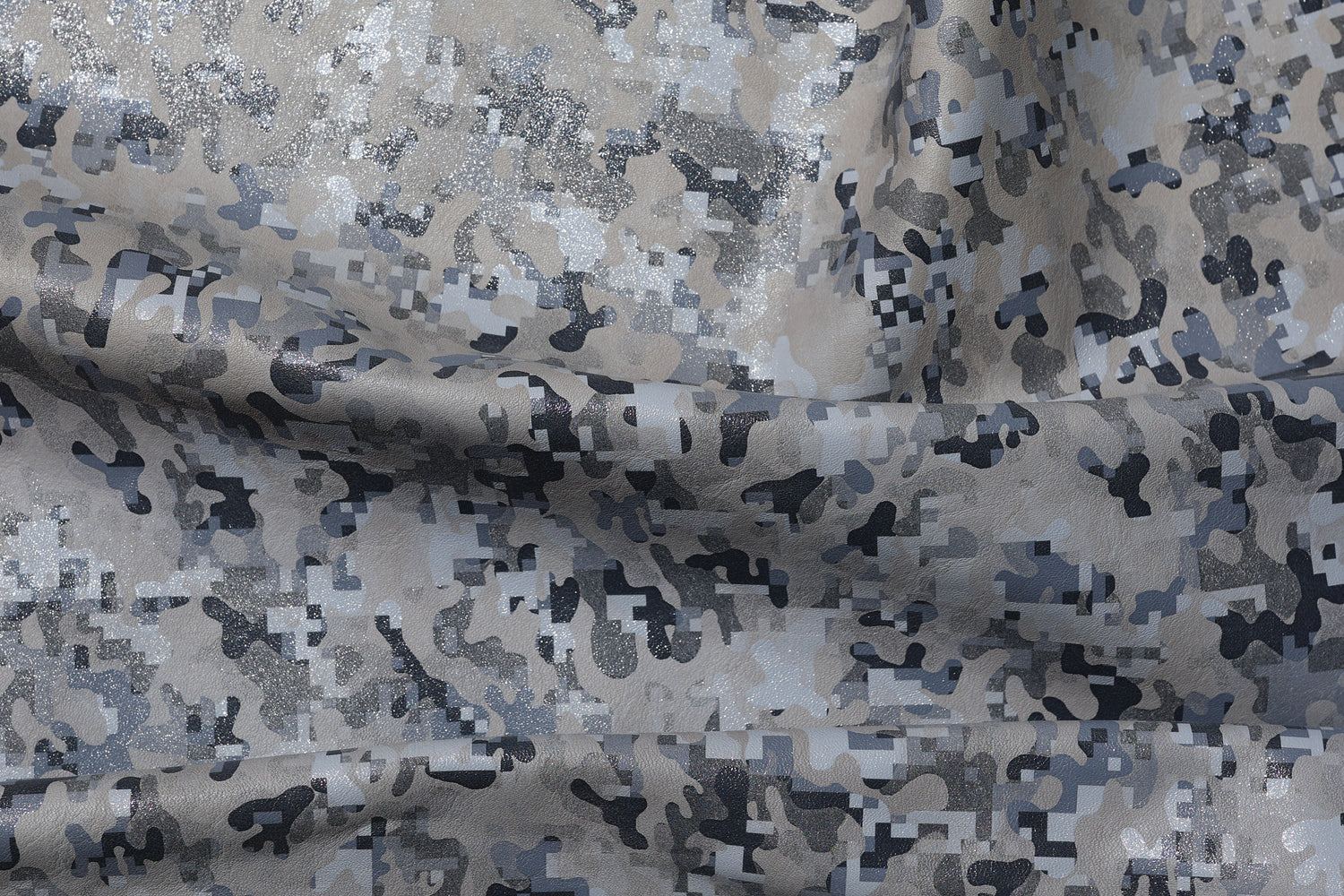 Glitch Camo | Double-Foiled Leather | SS'26 Cybernetic Couture | Colorz n Style Pvt Ltd