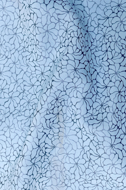 Floragrid | Double-Foiled Floral Leather | A/W'26-27 Cybernetic Couture | Colorz n Style Pvt Ltd


