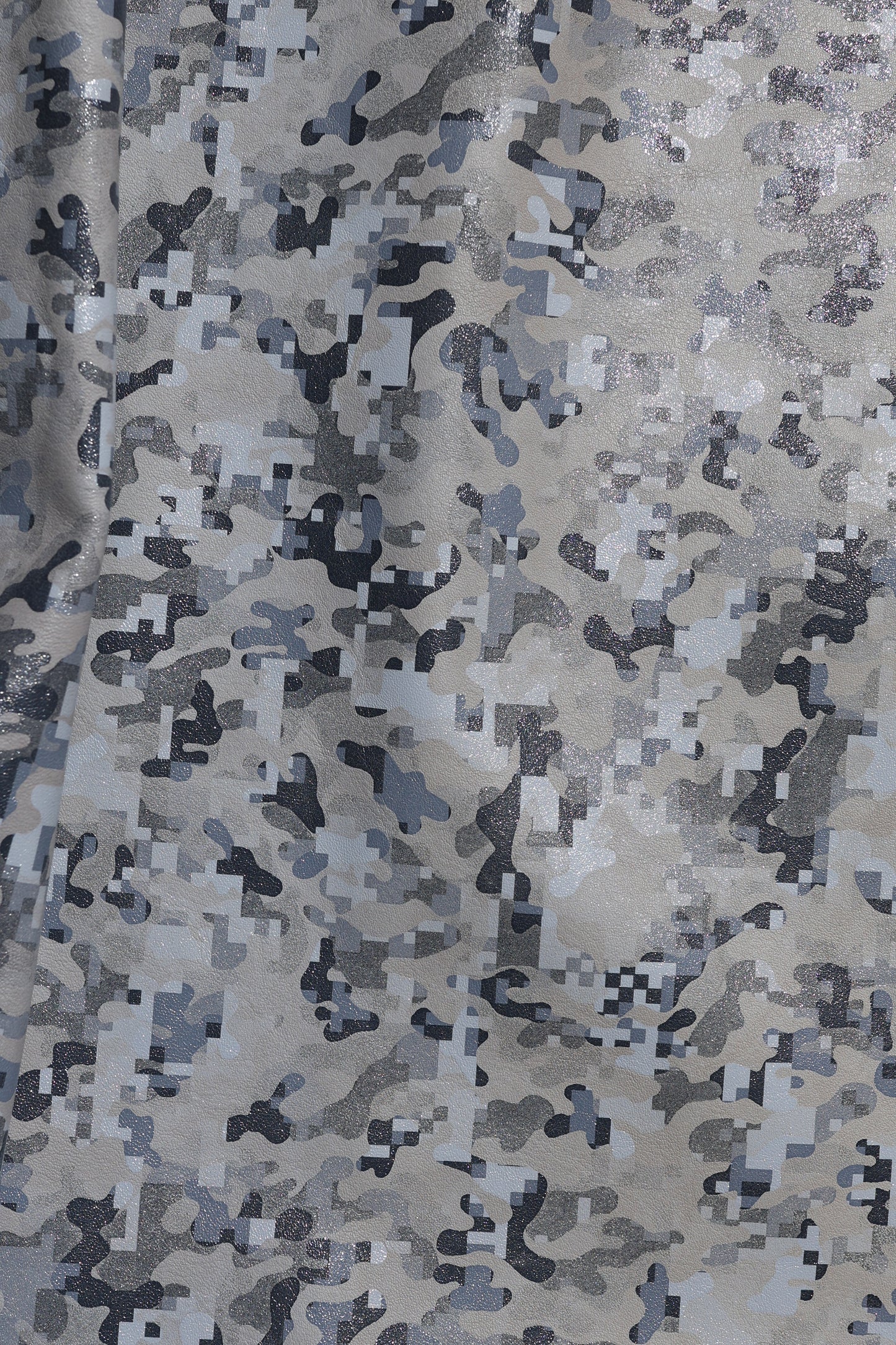 Glitch Camo | Double-Foiled Leather | SS'26 Cybernetic Couture | Colorz n Style Pvt Ltd
