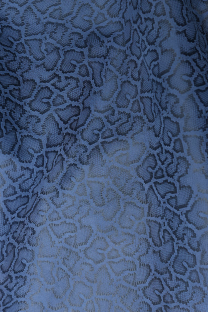 Midnight Scales | Reptilian Foiled Leather | A/W'26-27 Cybernetic Couture | Colorz n Style Pvt Ltd
