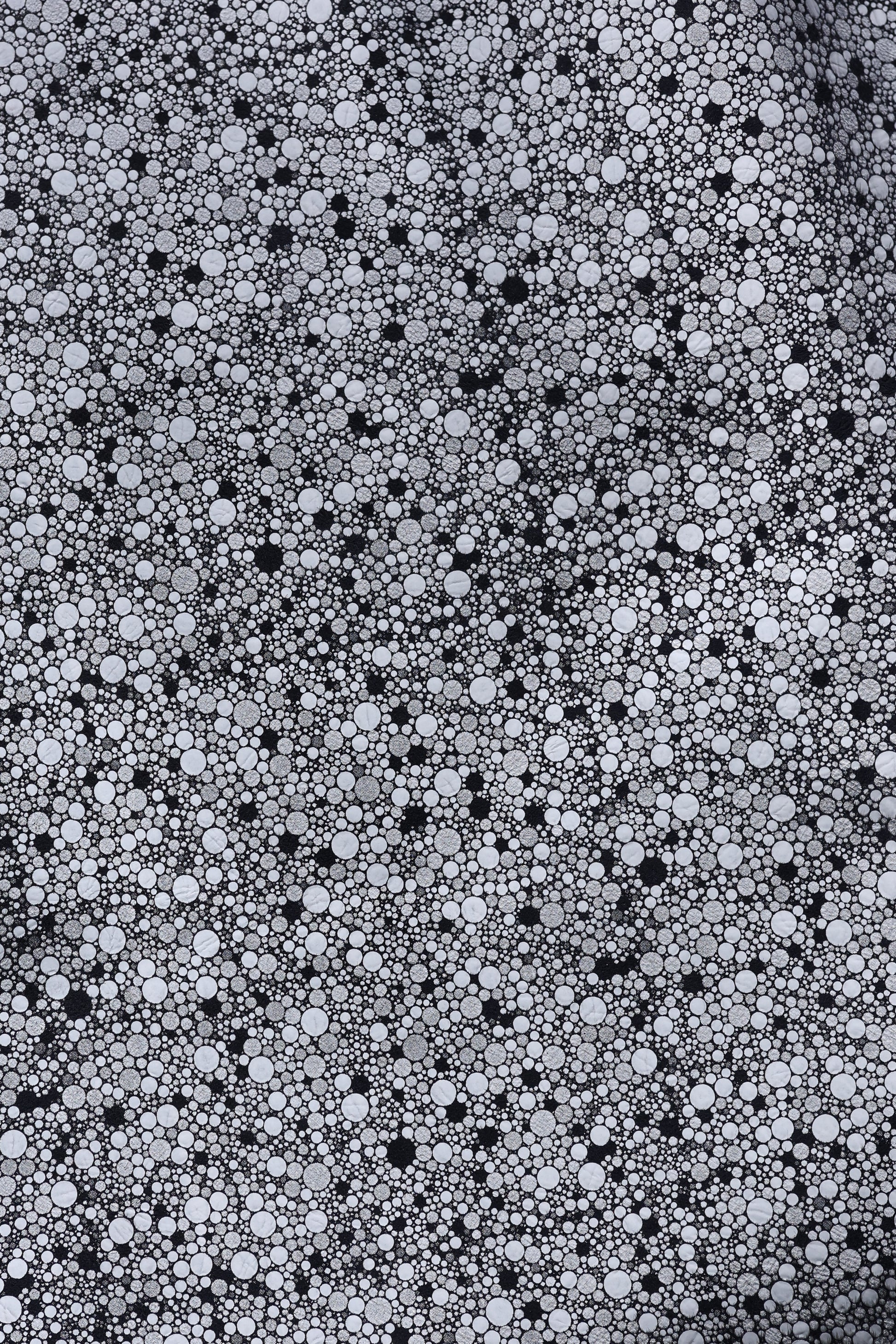Nebula Dots | Double-Foiled Leather | SS'26 Cybernetic Couture | Colorz n Style Pvt Ltd

