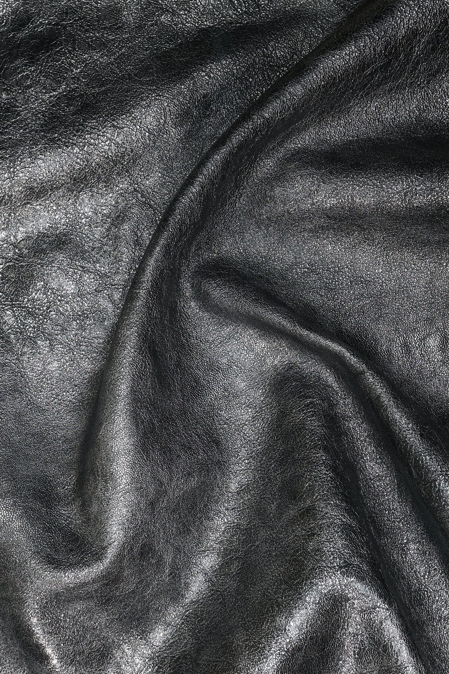 Nightveil Chrome | Double-Foiled Leather | A/W'26-27 Cybernetic Couture | Colorz n Style Pvt Ltd

