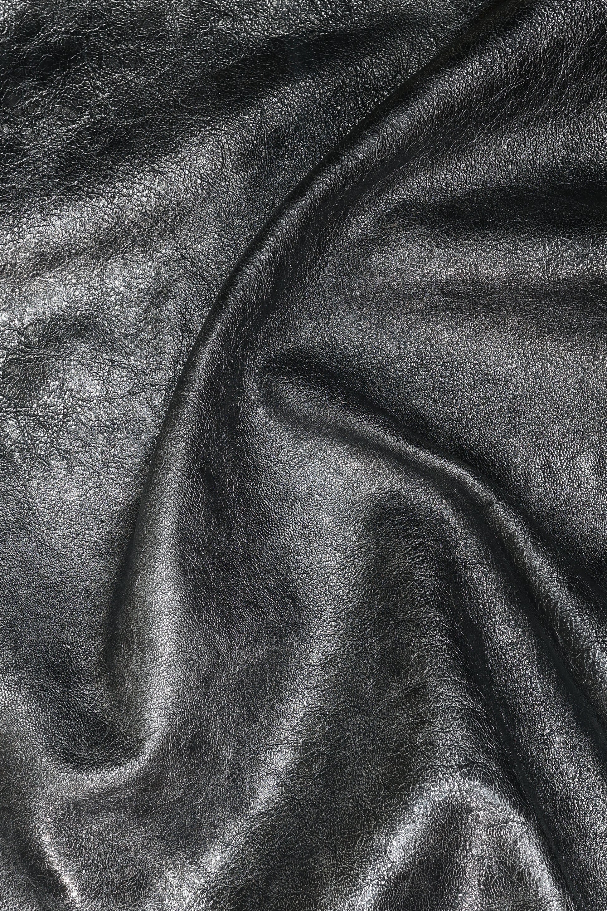 Nightveil Chrome | Double-Foiled Leather | A/W'26-27 Cybernetic Couture | Colorz n Style Pvt Ltd

