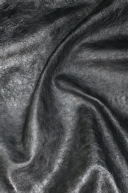 Nightveil Chrome | Double-Foiled Leather | A/W'26-27 Cybernetic Couture | Colorz n Style Pvt Ltd

